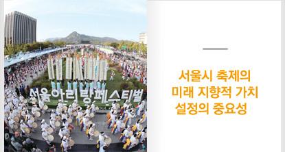 서울시 축제의 미래 지향적 가치 설정의 중요성