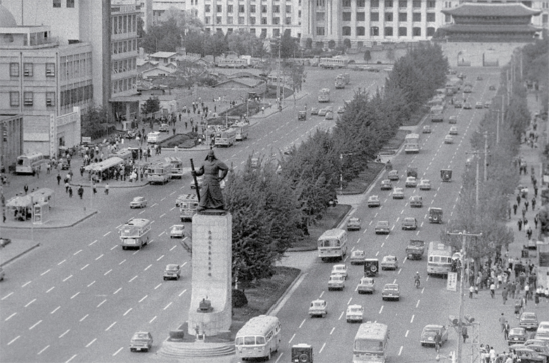 1970년 세종로의 모습