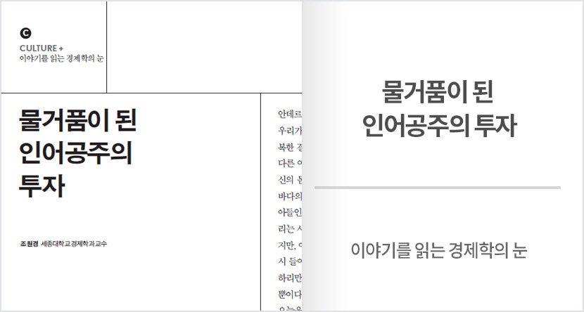 이야기를 읽는 경제학의 눈 : 물거품이 된 인어공주의 투자